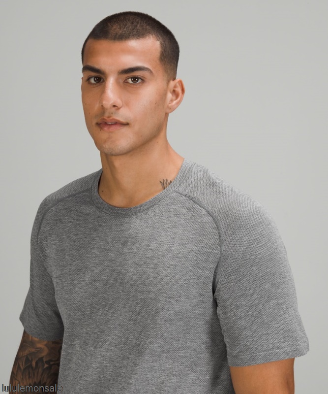 Lululemon Deutschland DELULU778 | Lululemon Deutschland Slate Metal Vent Tech Kurzarmshirt 20
